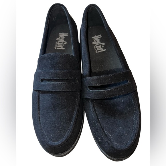 NWOB Hey Girl by Corkys Slip On Black Loafers Shoes size 8 - Picture 4 of 8